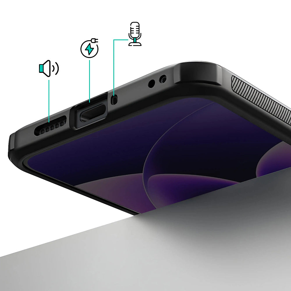MagSafe pouzdro pro Xiaomi 17, Nillkin, Super Shield Pro, Černé Průhledné Matné