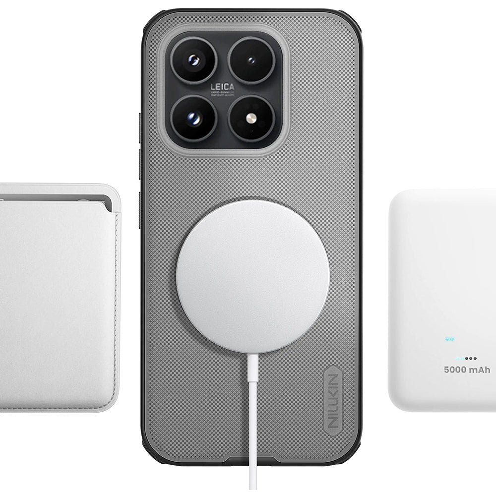 MagSafe pouzdro pro Xiaomi 17, Nillkin, Super Shield Pro, Černé Průhledné Matné