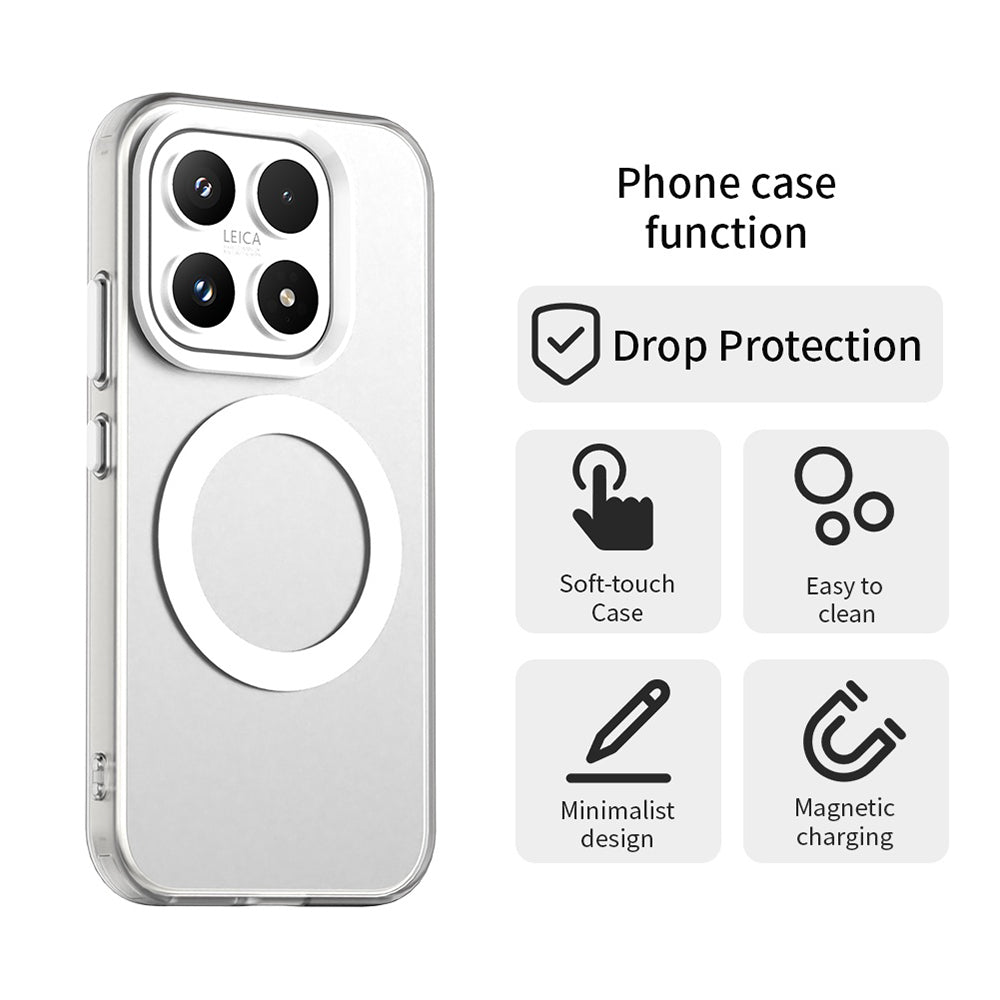Pouzdro MagSafe pro Xiaomi 17, Techsuit, CandyCase, Bílá