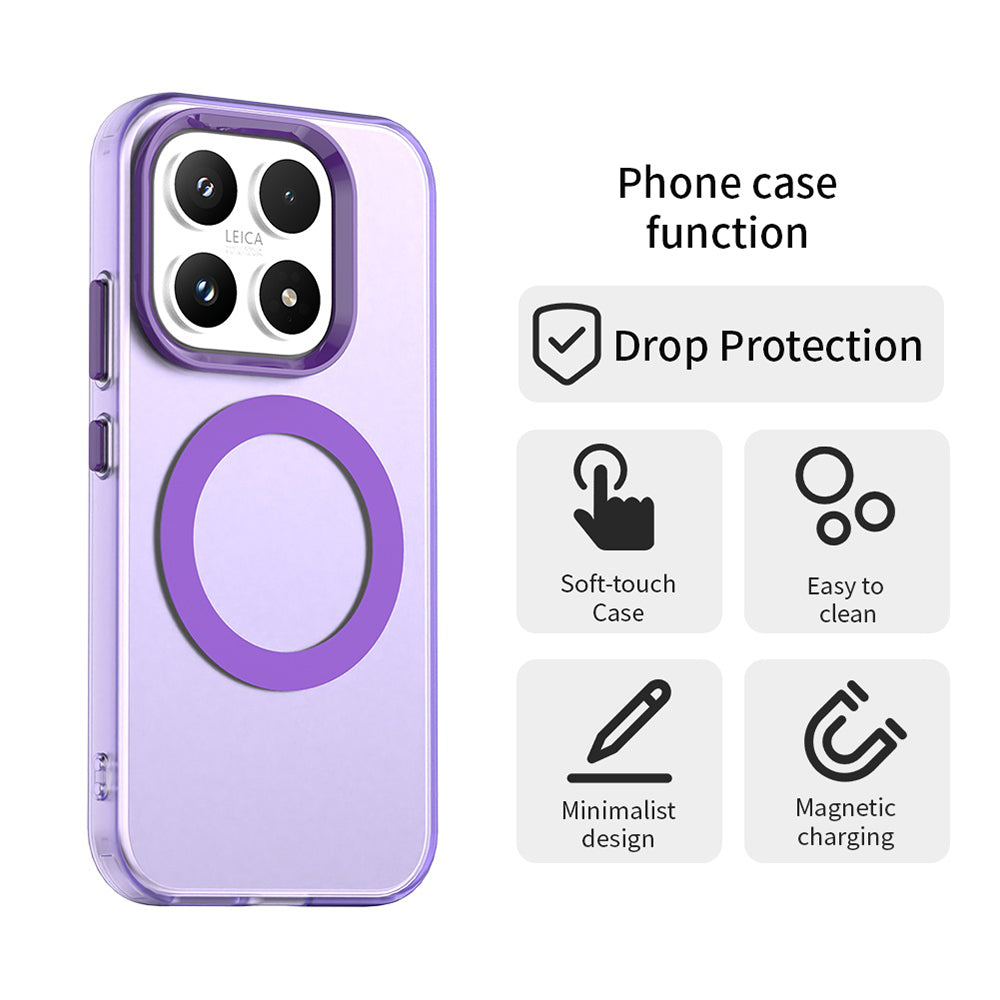 Pouzdro MagSafe pro Xiaomi 17, Techsuit, CandyCase, Fialová