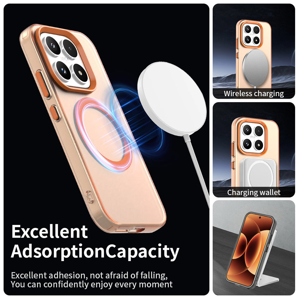 Pouzdro MagSafe pro Xiaomi 17, Techsuit, CandyCase, Oranžové