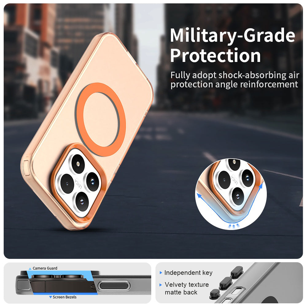 Pouzdro MagSafe pro Xiaomi 17, Techsuit, CandyCase, Oranžové