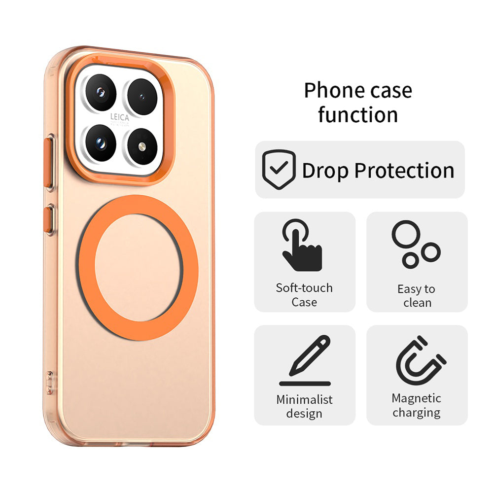 Pouzdro MagSafe pro Xiaomi 17, Techsuit, CandyCase, Oranžové