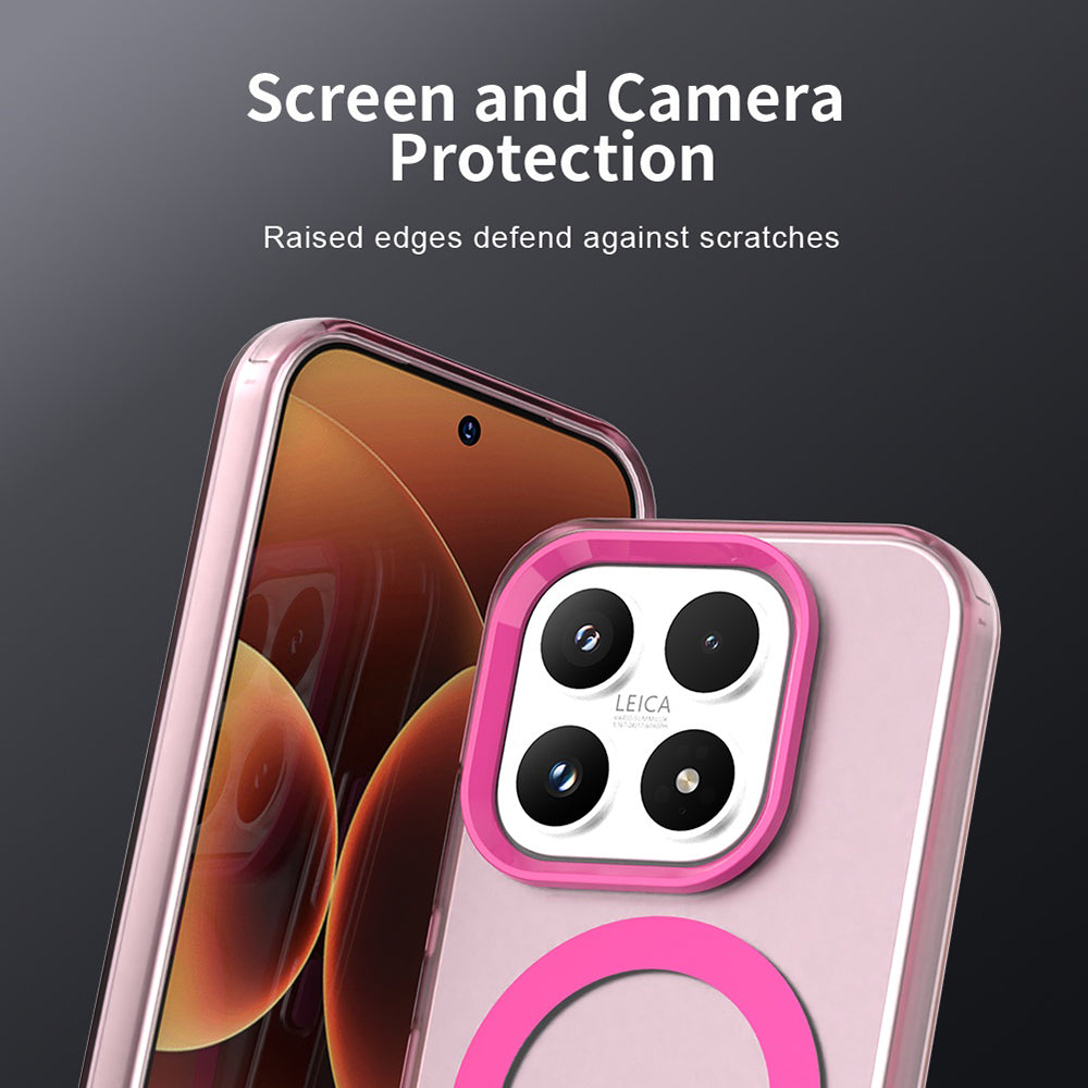Pouzdro MagSafe pro Xiaomi 17, Techsuit, CandyCase, Růžové