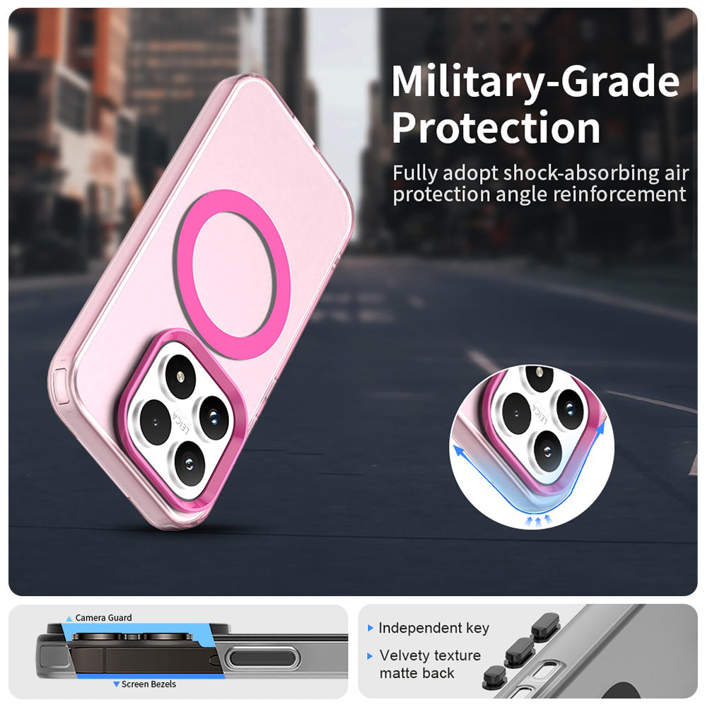 Pouzdro MagSafe pro Xiaomi 17, Techsuit, CandyCase, Růžové