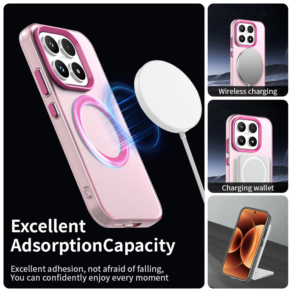 Pouzdro MagSafe pro Xiaomi 17, Techsuit, CandyCase, Růžové