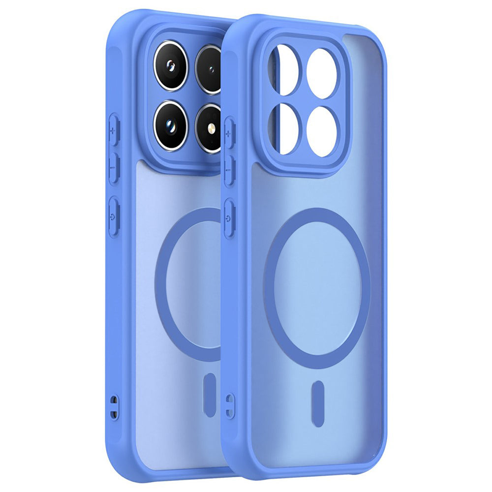 Pouzdro MagSafe pro Xiaomi 17, Techsuit, HaloFrost II, Modrá