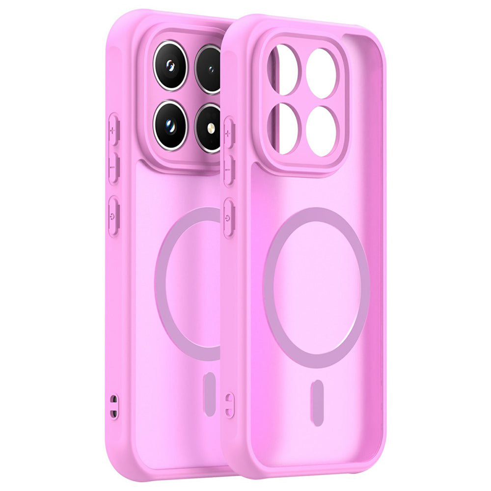 Pouzdro MagSafe pro Xiaomi 17, Techsuit, HaloFrost II, Růžová