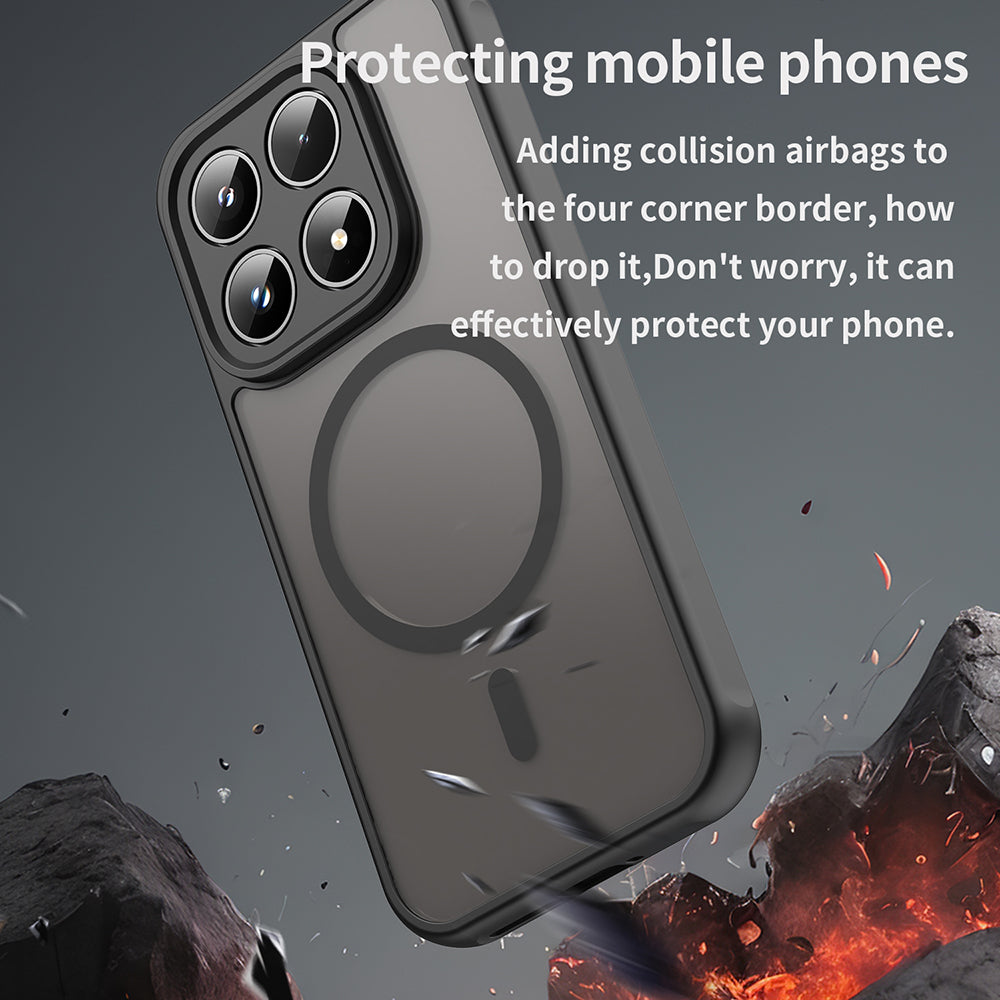 Pouzdro MagSafe pro Xiaomi 17, Techsuit, HaloFrost II, Světle zelená