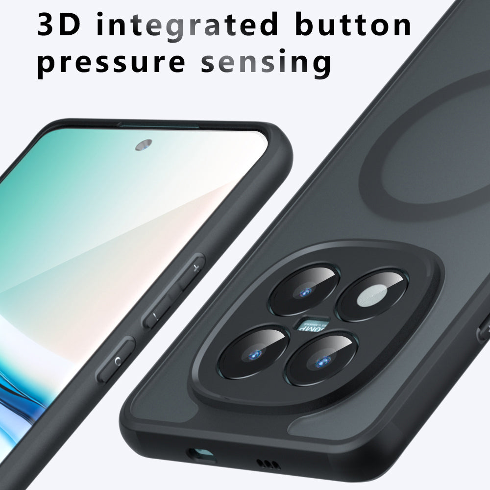 Pouzdro MagSafe pro Xiaomi 17, Techsuit, PureFrost, Saténově černé