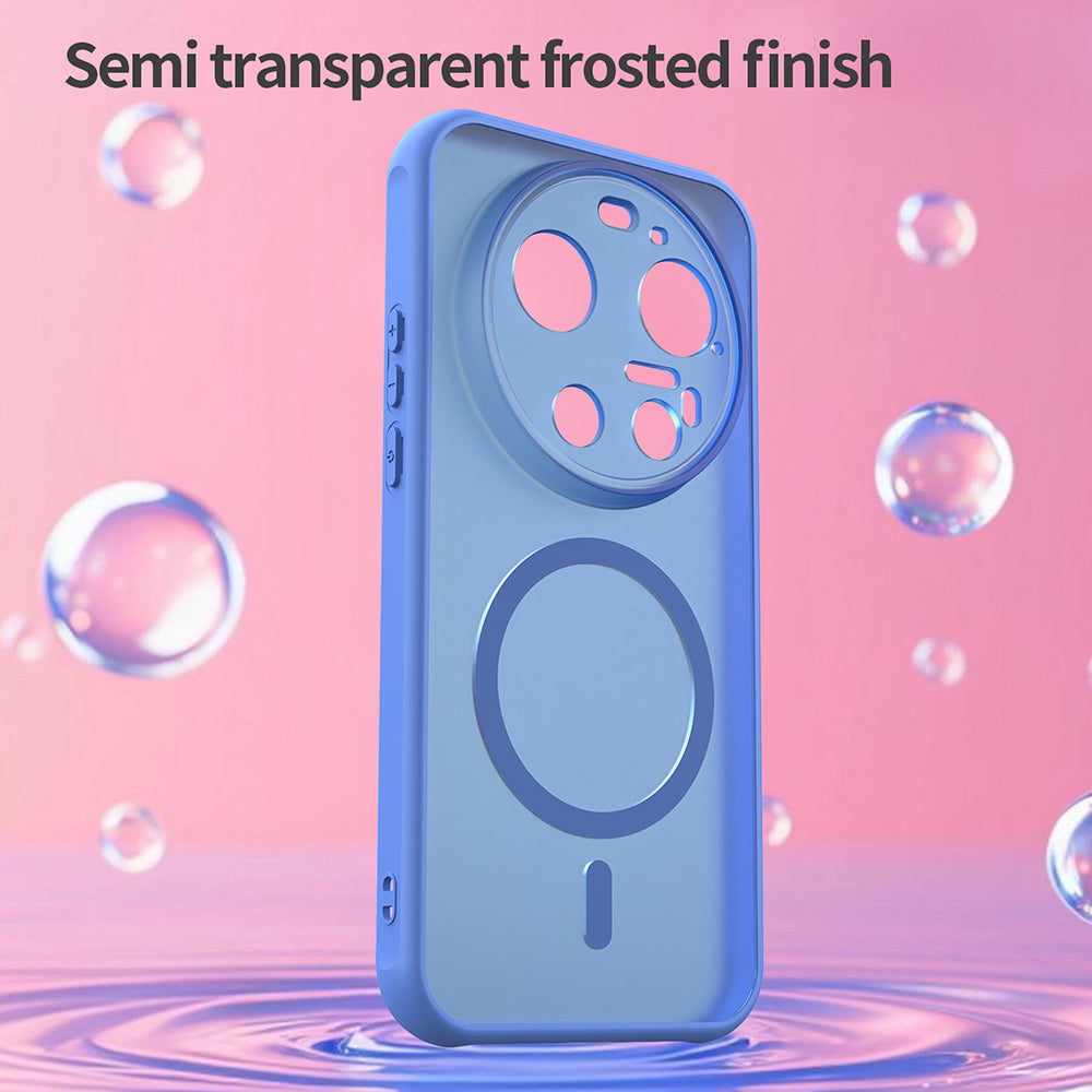 Pouzdro MagSafe pro Xiaomi 17 Ultra, Techsuit, HaloFrost II, Modrá