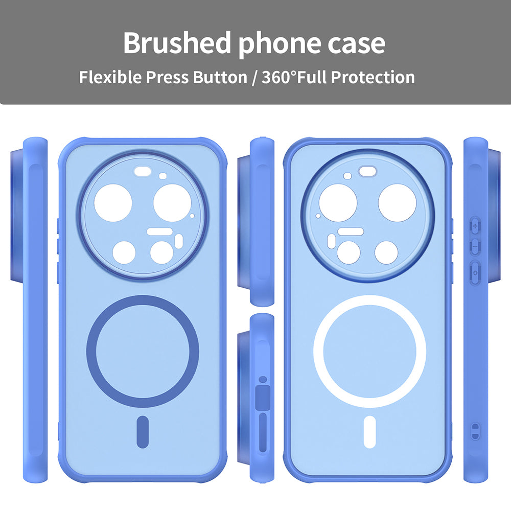 Pouzdro MagSafe pro Xiaomi 17 Ultra, Techsuit, HaloFrost II, Modrá