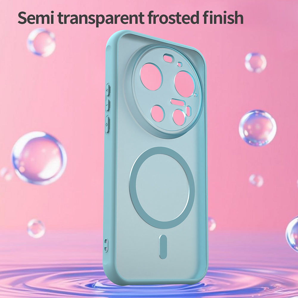 Pouzdro MagSafe pro Xiaomi 17 Ultra, Techsuit, HaloFrost II, Světle zelená
