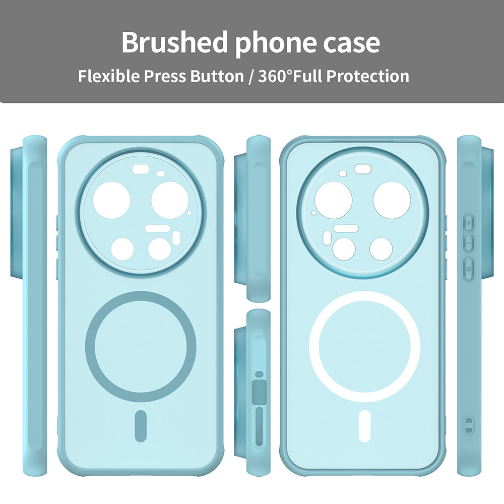 Pouzdro MagSafe pro Xiaomi 17 Ultra, Techsuit, HaloFrost II, Světle zelená