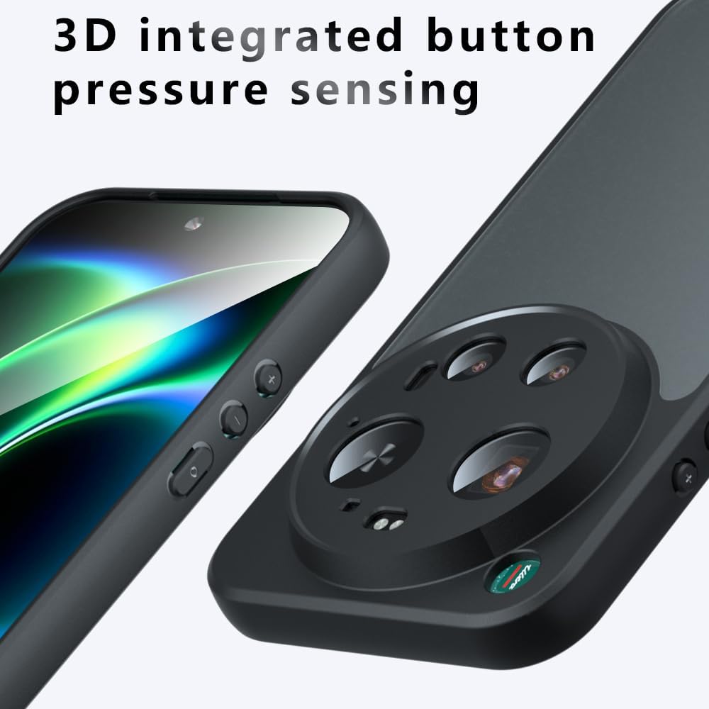 Pouzdro MagSafe pro Xiaomi 17 Ultra, Techsuit, PureFrost, Saténově černé