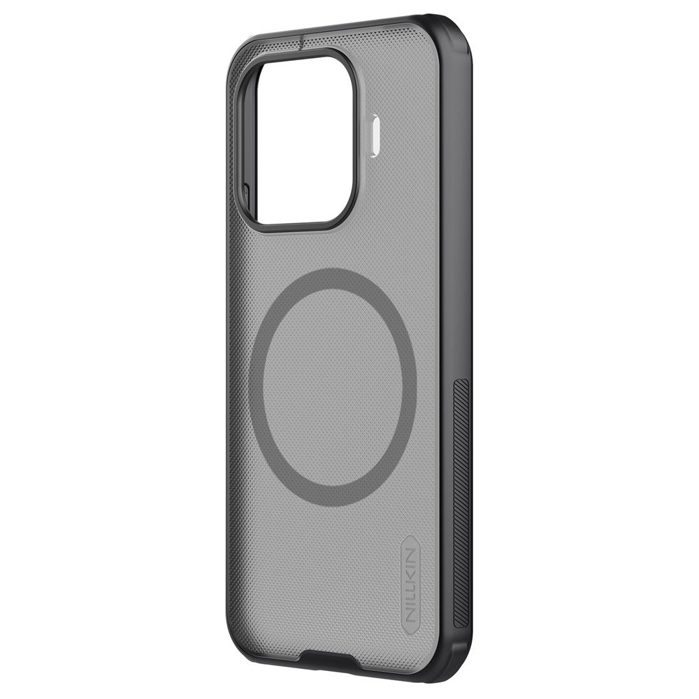 MagSafe pouzdro pro Xiaomi 17T, Nillkin, Super Shield Pro, Černé Průhledné Matné