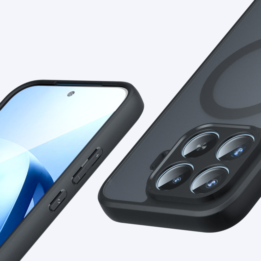 MagSafe pouzdro pro Xiaomi 17T Pro, Techsuit, PureFrost, Černá saténová