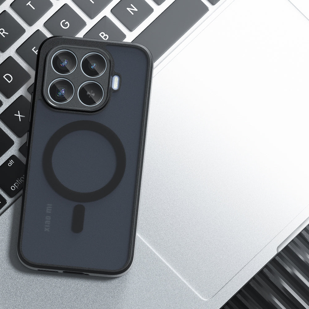 MagSafe pouzdro pro Xiaomi 17T Pro, Techsuit, PureFrost, Černá saténová
