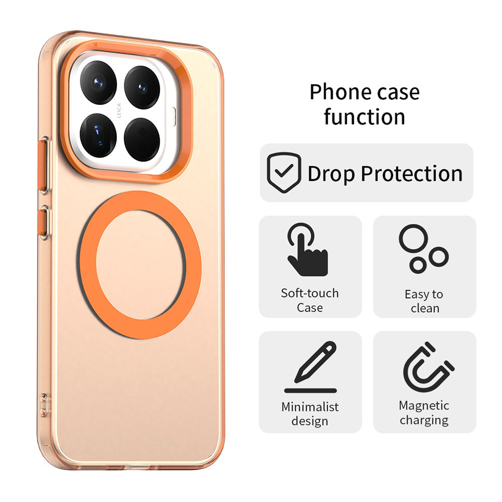 MagSafe pouzdro pro Xiaomi 17T, Techsuit, CandyCase, Oranžové