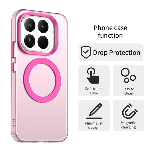 MagSafe pouzdro pro Xiaomi 17T, Techsuit, CandyCase, Růžová