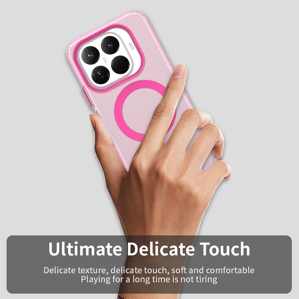 MagSafe pouzdro pro Xiaomi 17T, Techsuit, CandyCase, Růžová