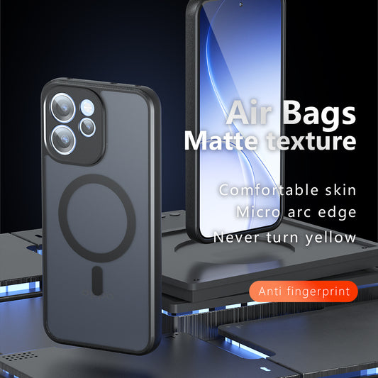 MagSafe pouzdro pro Xiaomi 17T, Techsuit, PureFrost, Černá saténová