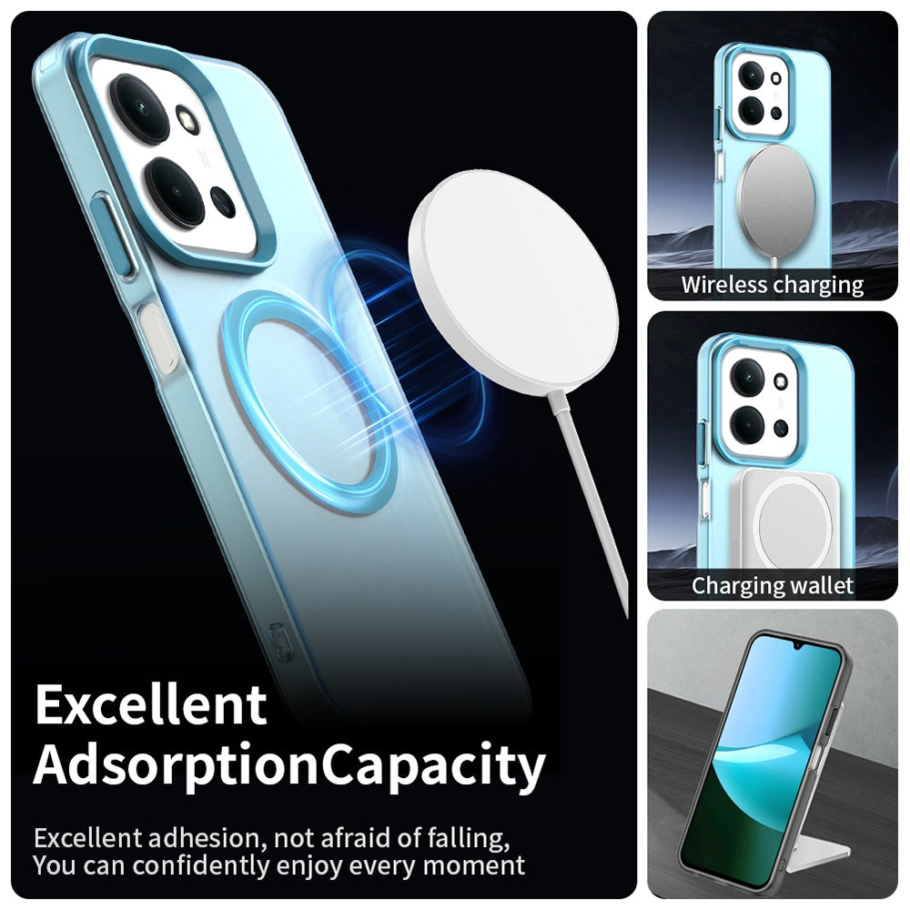 MagSafe Case for Xiaomi Poco C85 4G / Redmi 15C 5G / 15C 4G, Techsuit, CandyCase, Blue