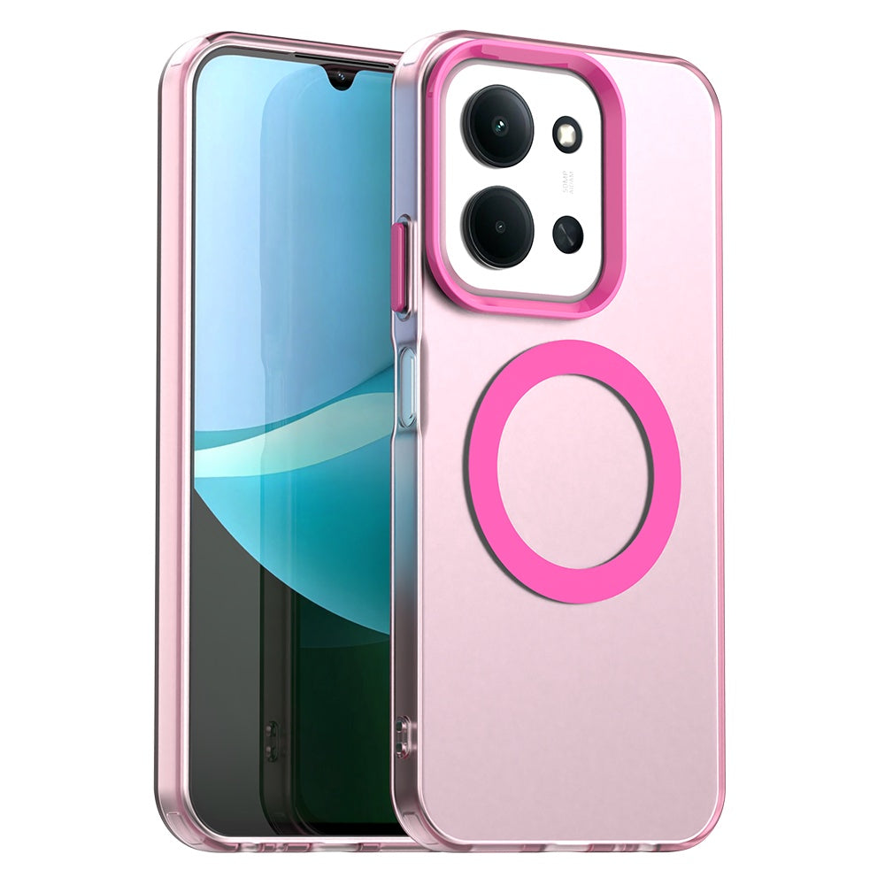 MagSafe pouzdro pro Xiaomi Poco C85 4G / Redmi 15C 5G / 15C 4G, Techsuit, CandyCase, růžové