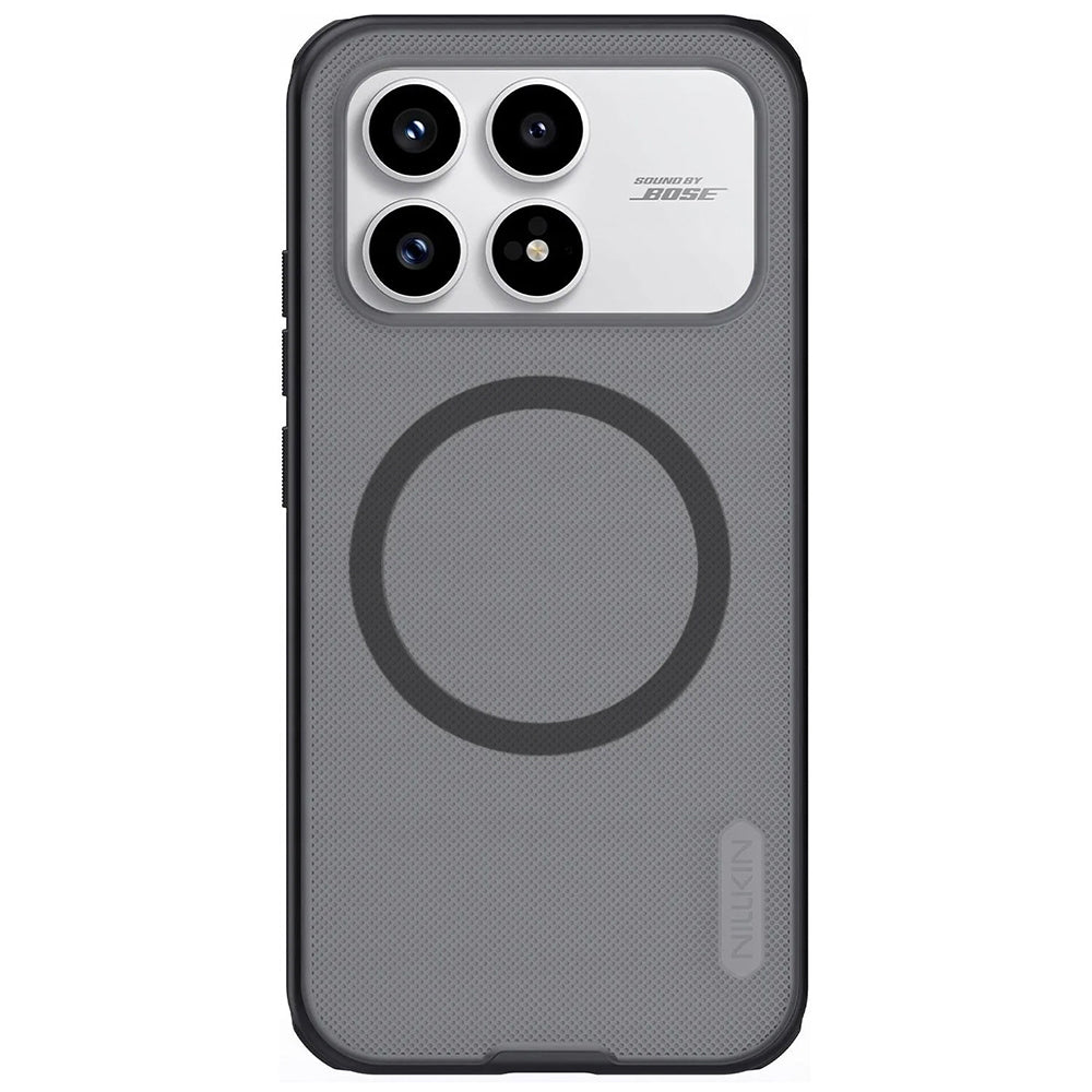 MagSafe pouzdro pro Xiaomi Poco F8 Pro, Nillkin, Super Shield Pro, Černé Průhledné Matné
