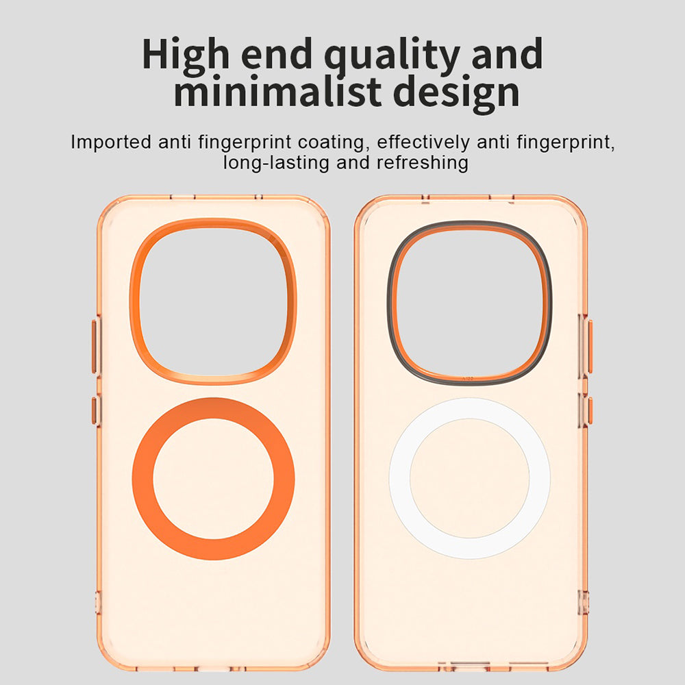 Pouzdro MagSafe pro Xiaomi Poco M8 Pro / Redmi Note 15 Pro+ 5G, Techsuit, CandyCase, Oranžové