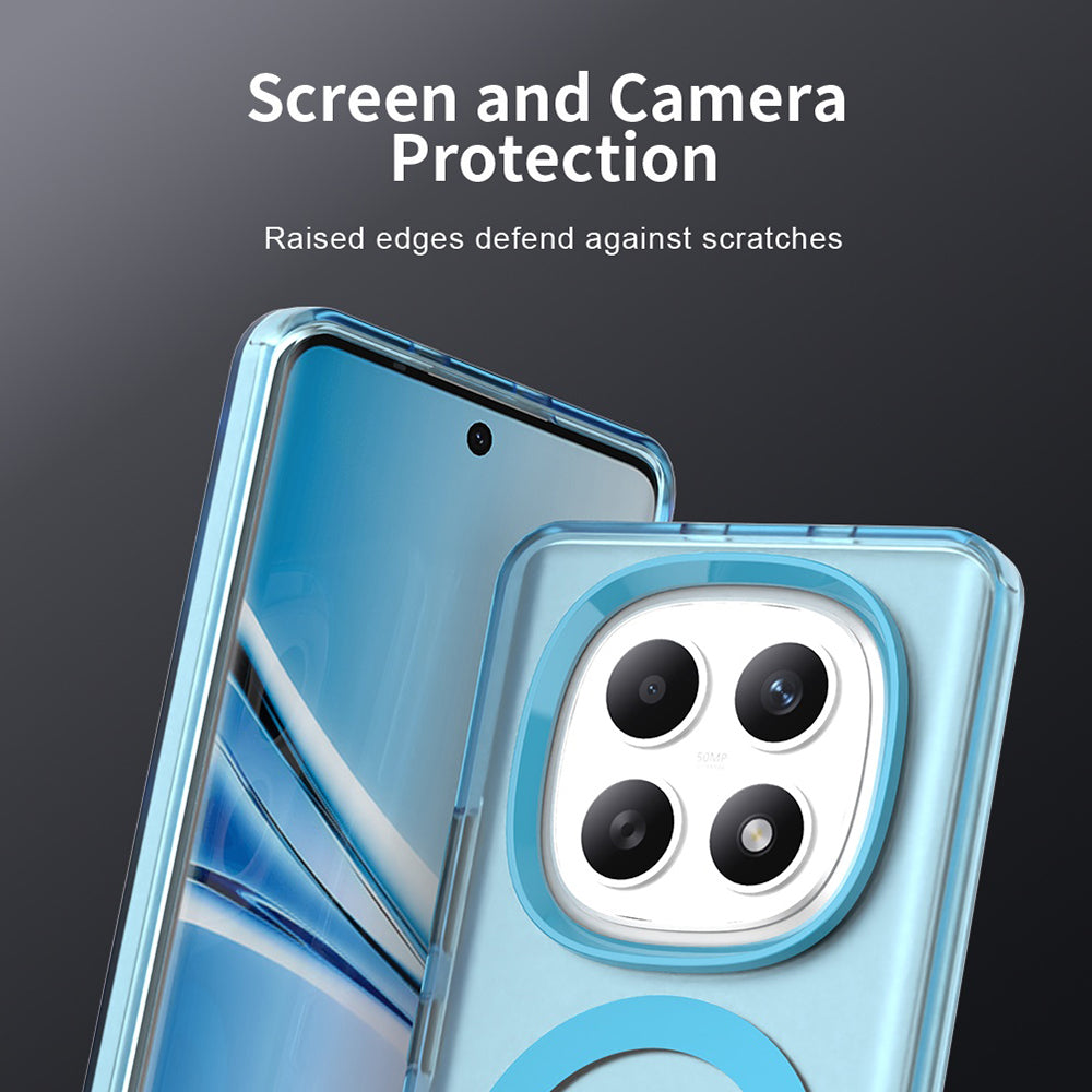 Pouzdro MagSafe pro Xiaomi Poco M8 / Redmi Note 15 5G / Note 15 4G, Techsuit, CandyCase, Modrá
