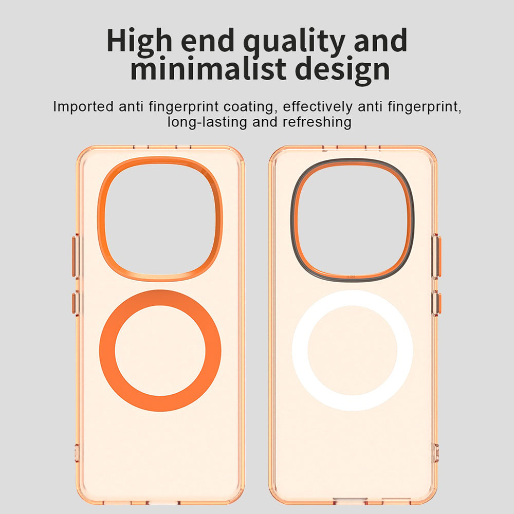 Pouzdro MagSafe pro Xiaomi Poco M8 / Redmi Note 15 5G / Note 15 4G, Techsuit, CandyCase, Oranžové