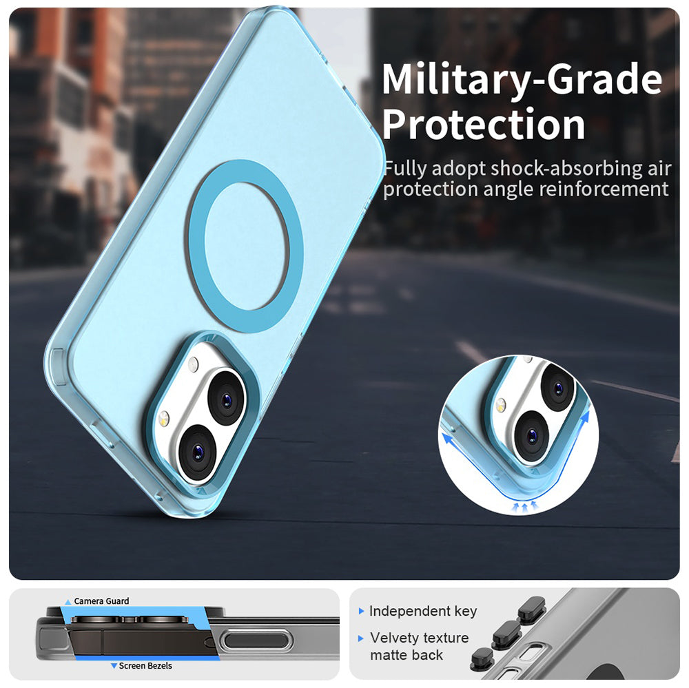 MagSafe pouzdro pro Xiaomi Poco X8 Pro Max, Techsuit, CandyCase, modré