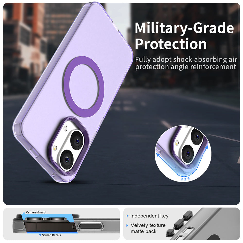 MagSafe pouzdro pro Xiaomi Poco X8 Pro Max, Techsuit, CandyCase, fialové