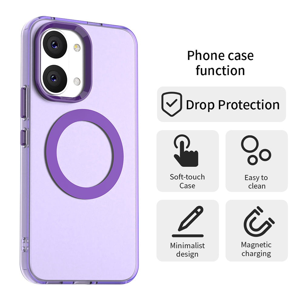 MagSafe pouzdro pro Xiaomi Poco X8 Pro Max, Techsuit, CandyCase, fialové