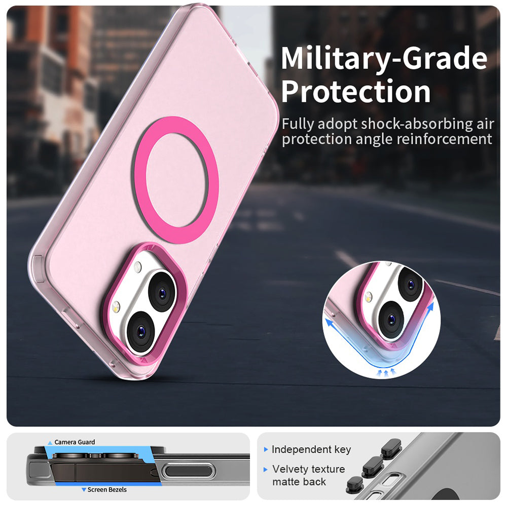 MagSafe pouzdro pro Xiaomi Poco X8 Pro Max, Techsuit, CandyCase, Růžové