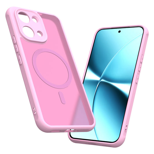MagSafe pouzdro pro Xiaomi Poco X8 Pro Max, Techsuit, HaloFrost II, Růžová