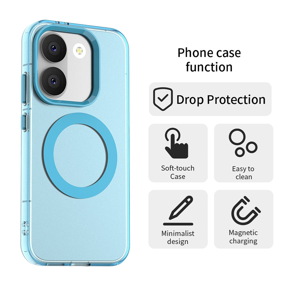 MagSafe pouzdro pro Xiaomi Poco X8 Pro, Techsuit, CandyCase, modré