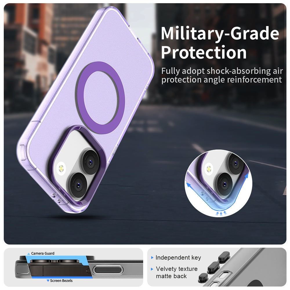 MagSafe pouzdro pro Xiaomi Poco X8 Pro, Techsuit, CandyCase, fialové