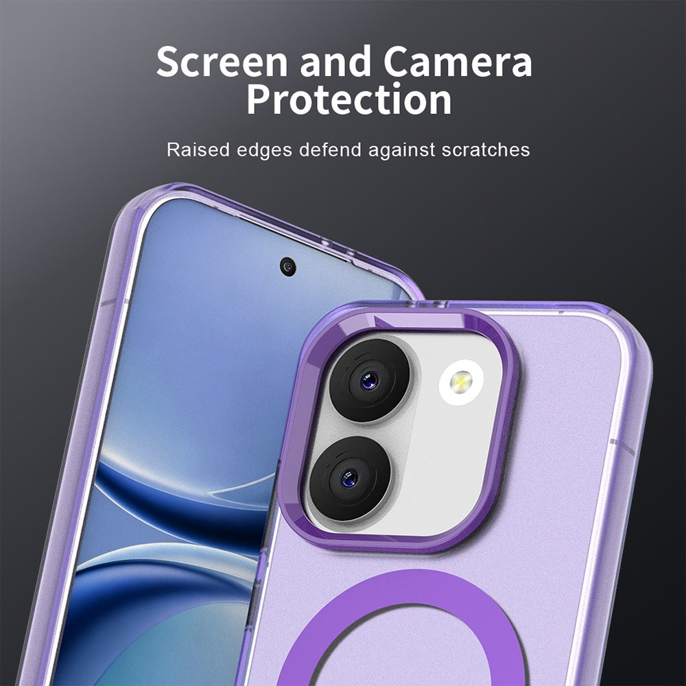 MagSafe pouzdro pro Xiaomi Poco X8 Pro, Techsuit, CandyCase, fialové