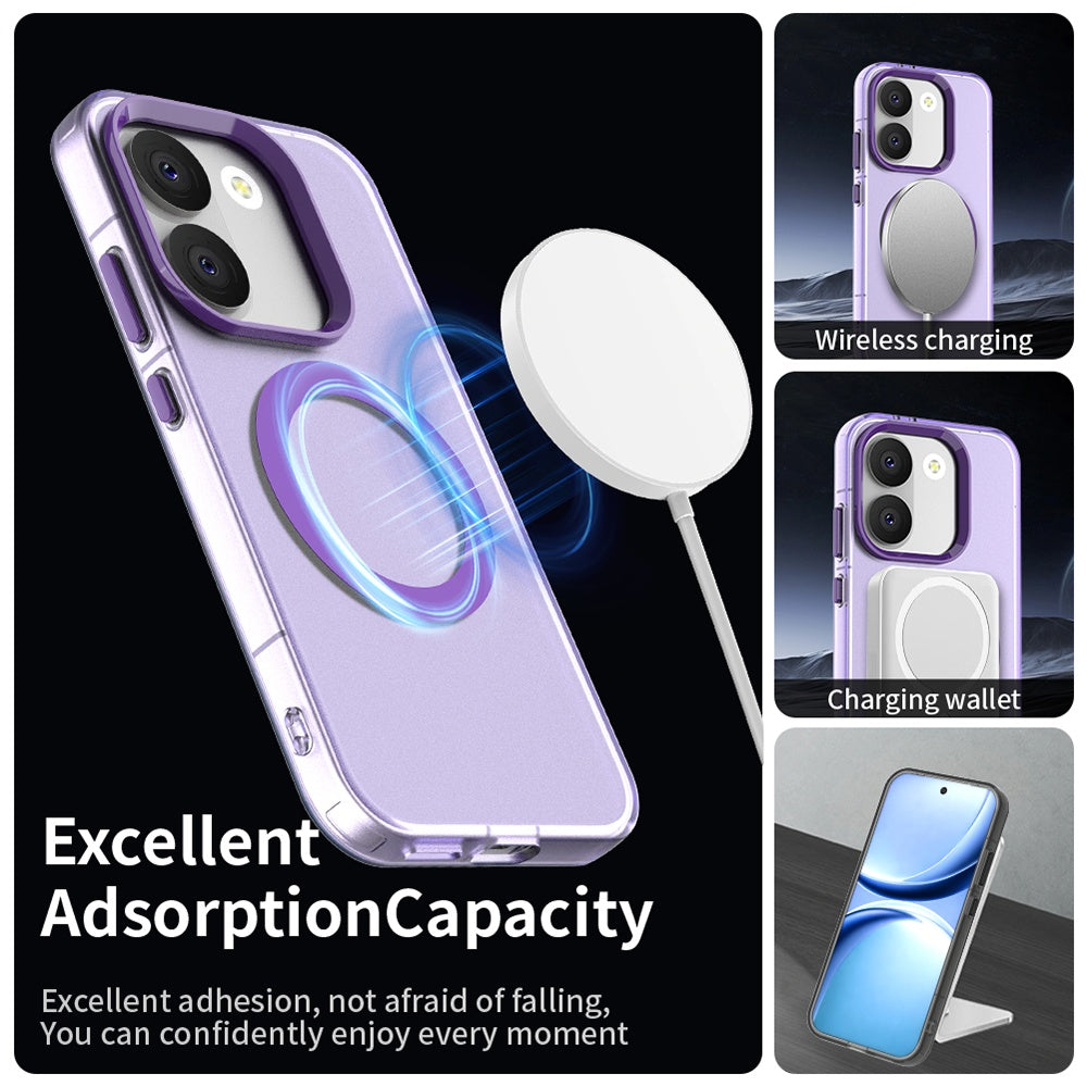 MagSafe pouzdro pro Xiaomi Poco X8 Pro, Techsuit, CandyCase, fialové