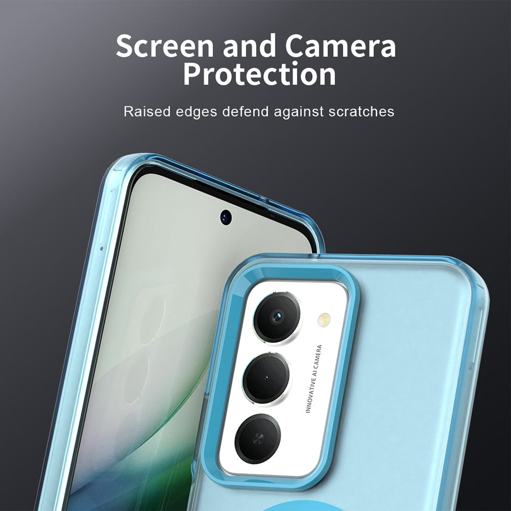 Pouzdro MagSafe pro Xiaomi Redmi 15 5G / 15 4G, Techsuit, CandyCase, Modrá