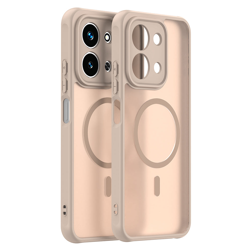 Pouzdro MagSafe pro Xiaomi Redmi 15C 5G / 15C 4G, Techsuit, HaloFrost II, Zlaté