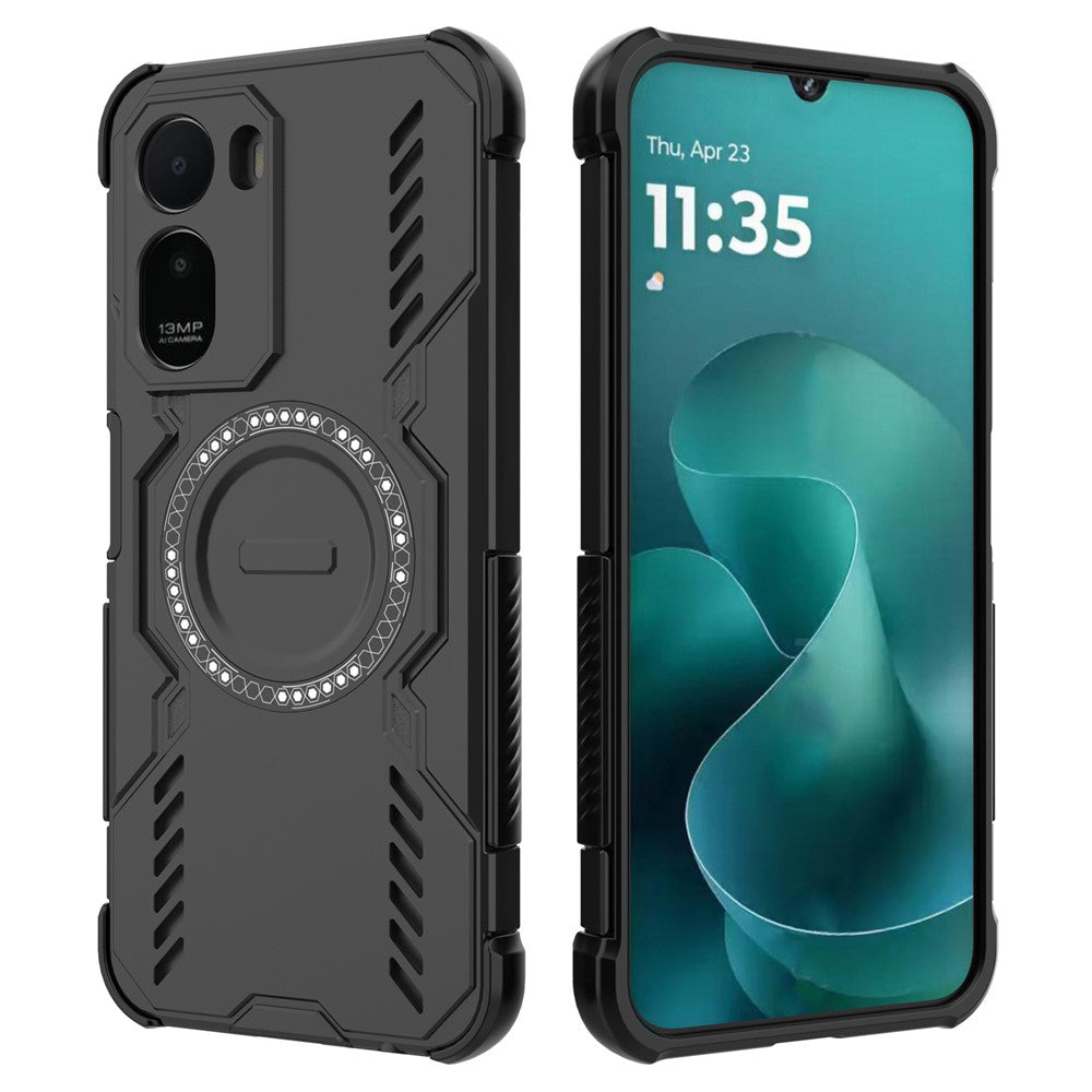 MagSafe pouzdro pro Xiaomi Redmi A7 Pro 4G, Techsuit, ArmorMag, černé