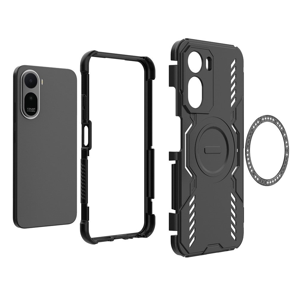 MagSafe pouzdro pro Xiaomi Redmi A7 Pro 4G, Techsuit, ArmorMag, černé