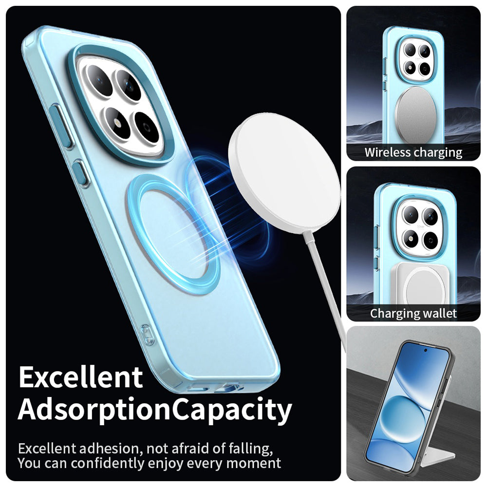 MagSafe Case for Xiaomi Redmi Note 15 Pro 5G, Techsuit, CandyCase, Blue
