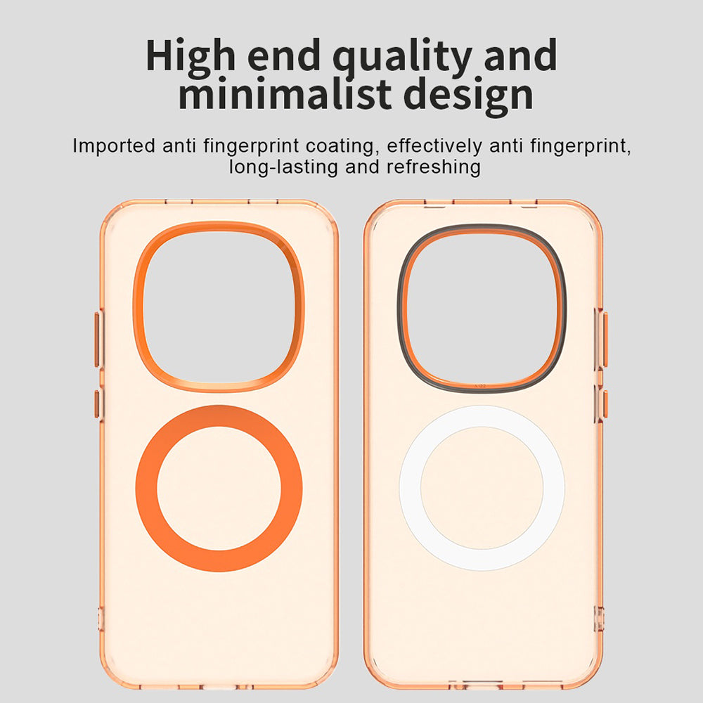 Pouzdro MagSafe pro Xiaomi Redmi Note 15 Pro 5G, Techsuit, CandyCase, Oranžové