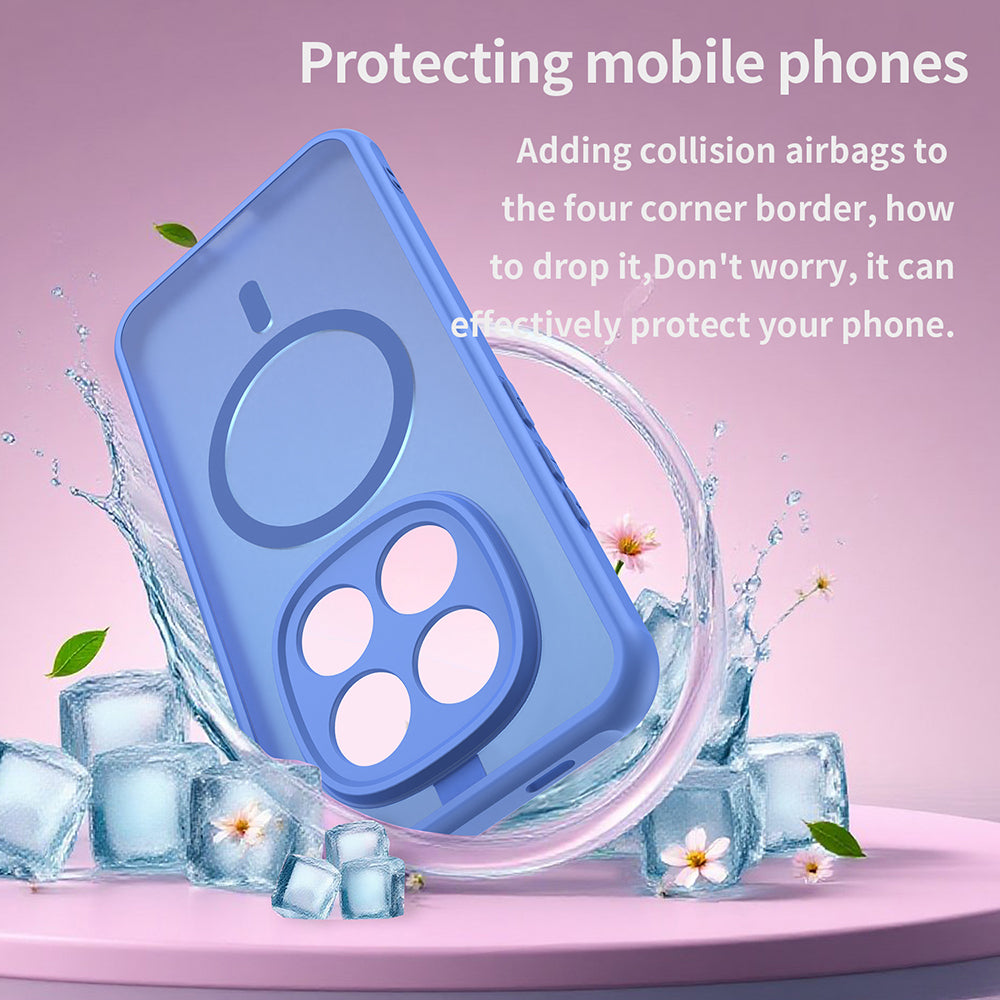 Pouzdro MagSafe pro Xiaomi Redmi Note 15 Pro 5G, Techsuit, HaloFrost II, Modrá
