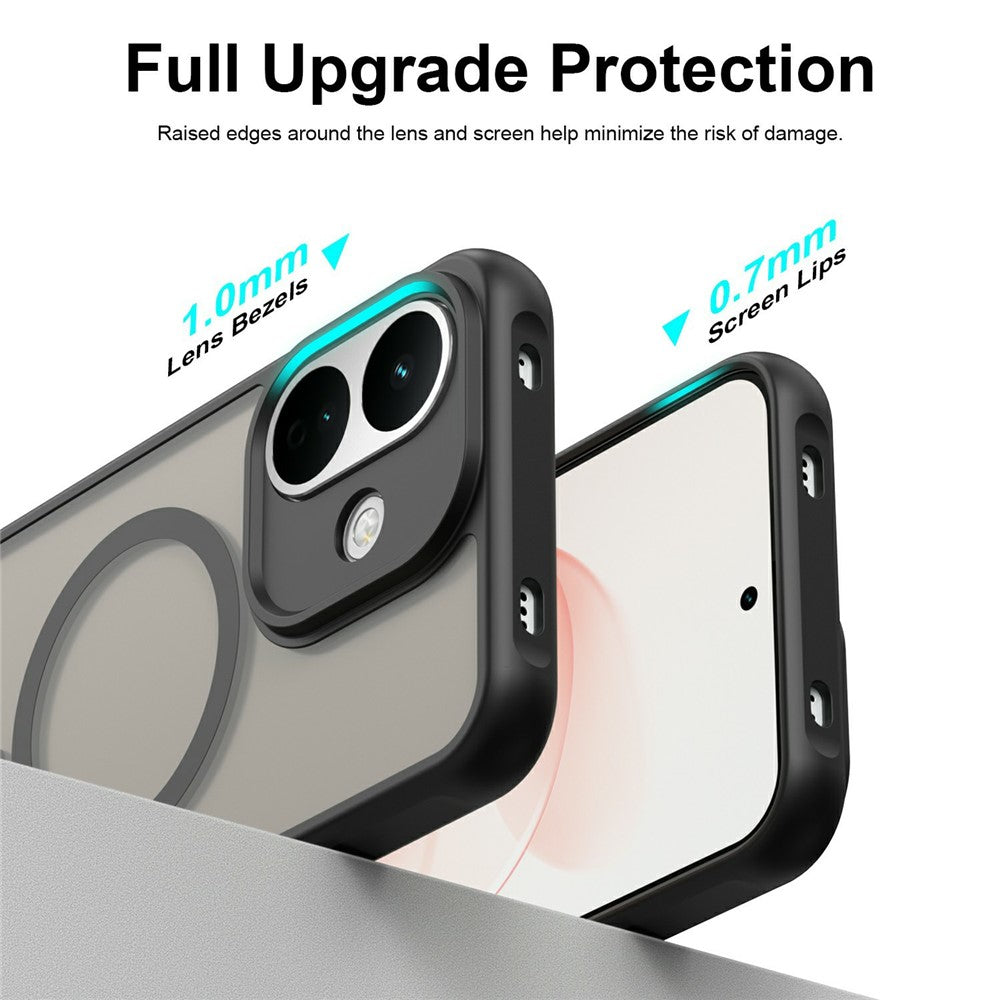 Pouzdro MagSafe pro Xiaomi Redmi Note 17 Pro, Techsuit, HaloFrost II, černé