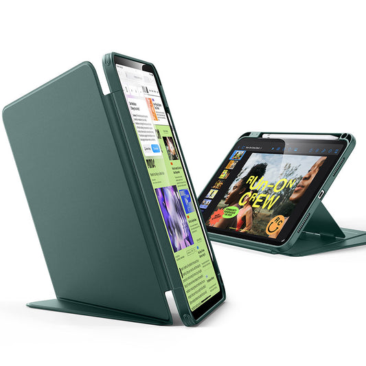 Pouzdro pro Apple iPad (2025) / (2022), ESR, Flip Hybrid s držákem na tužku, zelené